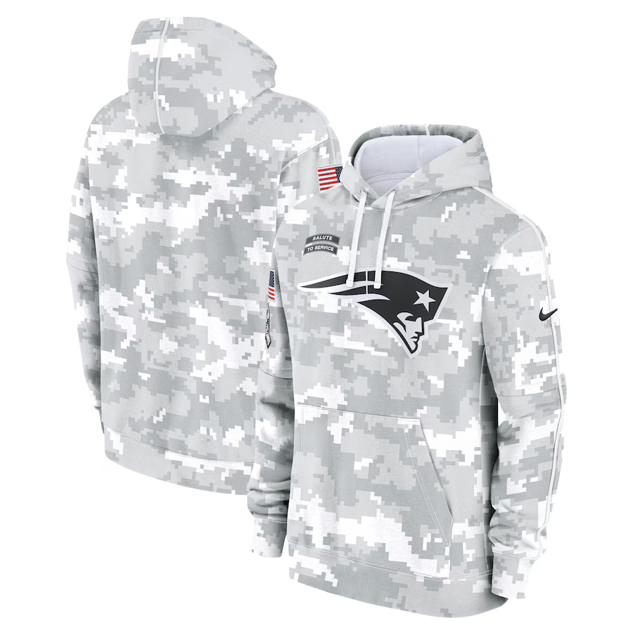 Youth New England Patriots 2024 Nike NFL hoodie->->